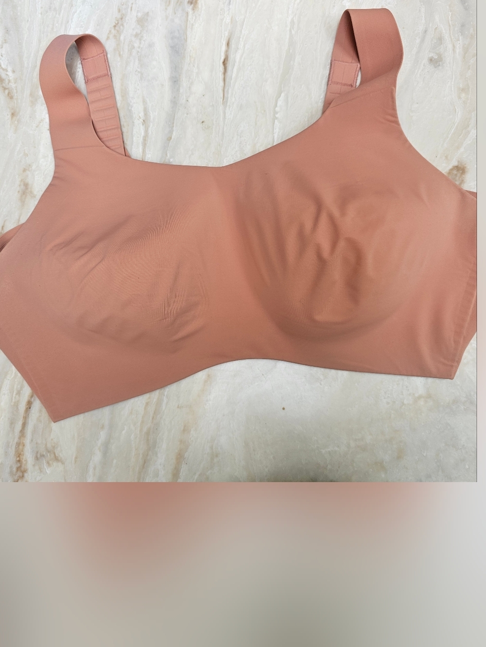 knix Seamless Scoop Sports Bra in Dusty Rose